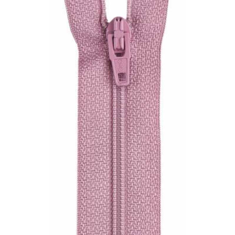 All-Purpose Polyester Coil Zipper 22in Dark Old Rose F7222-158