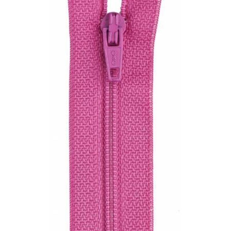 All-Purpose Polyester Coil Zipper 22in Dark Rose F7222-032B