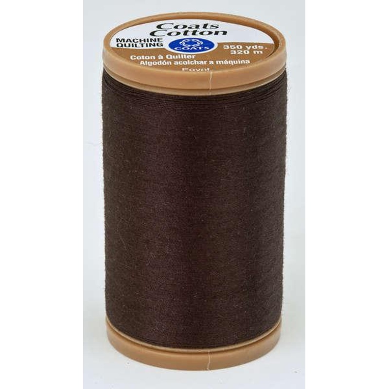 Coats Cotton Machine Quilting Thread 350 yds Chona Brown S9758960