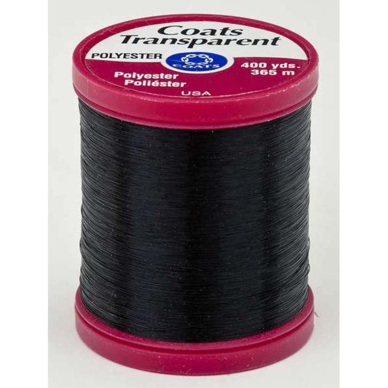 Coats Transparent Polyester Thread 400 yds Smoke – S9959950