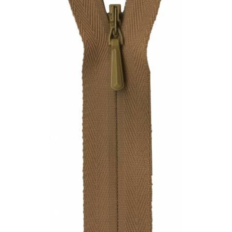 Unique Invisible Zipper 9″ – Gold