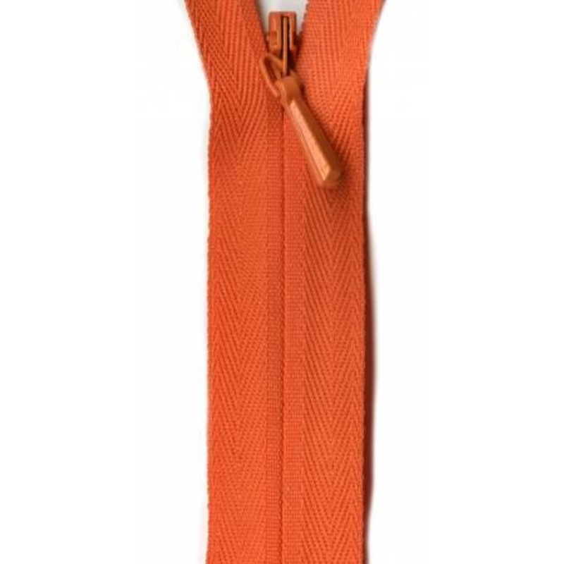 Unique Invisible Zipper 9″ – Tangerine