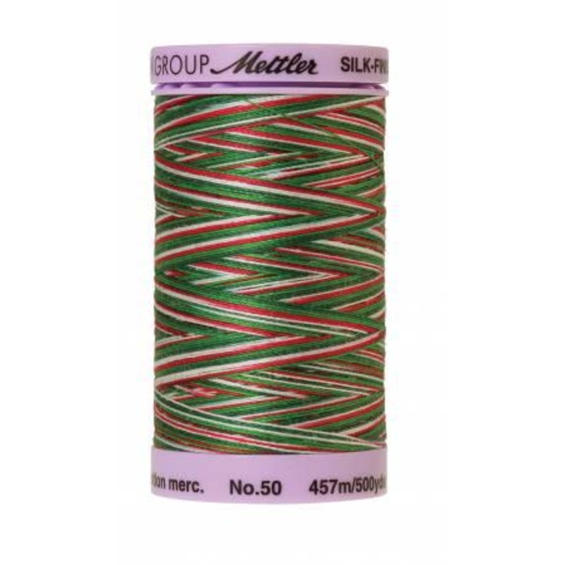 Silk-Finish Seasons Greetings 50wt 500M Variegated Cotton Thread