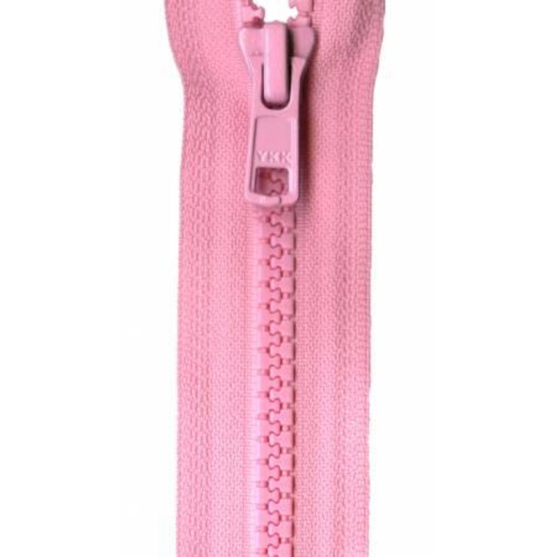 Vislon 1-Way Separating Zipper 14in Pink VSP14-513