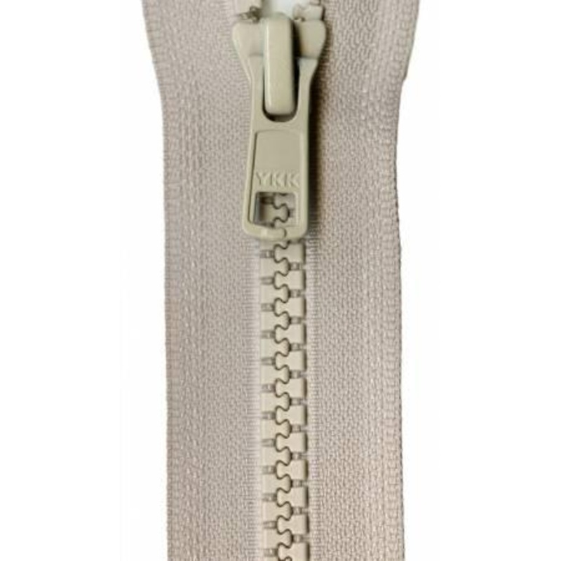 Vislon 1-Way Separating Zipper 18in Bone VSP18-572