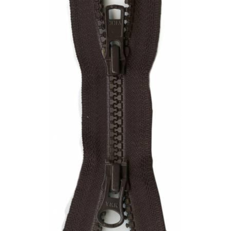 Vislon 2-Way Separating Zipper 26″ – Sable