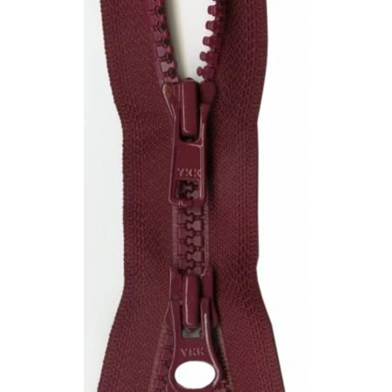 Vislon 2-Way Separating Zipper 30″ – Cherry