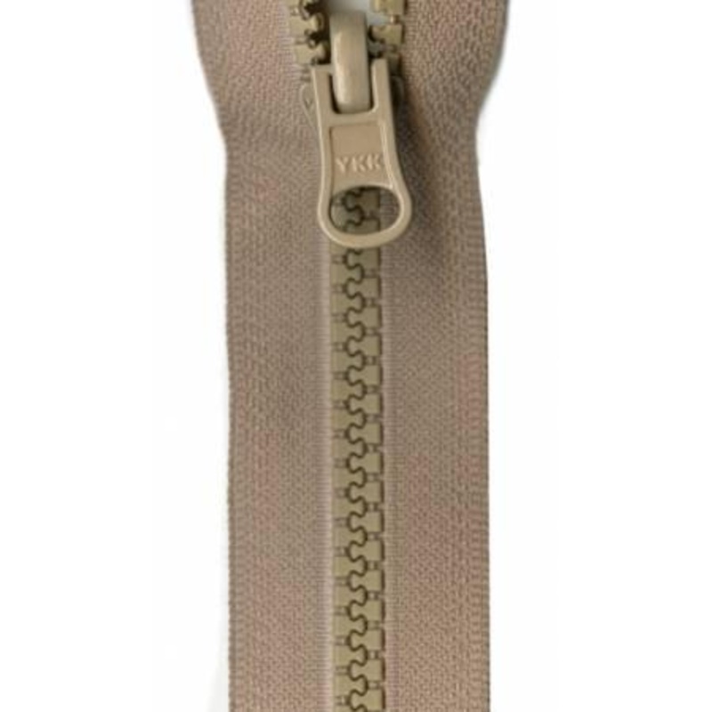 Vislon Reversible Separating Zipper 24in Beige VRS24-573