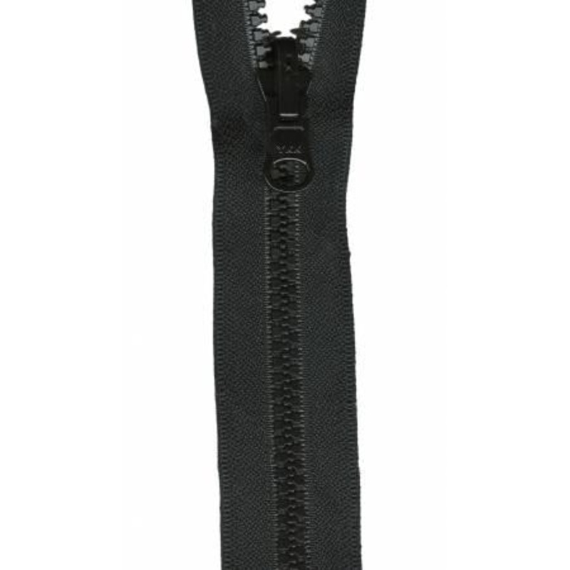 Vislon Reversible Separating Zipper 24in Black VRS24-580
