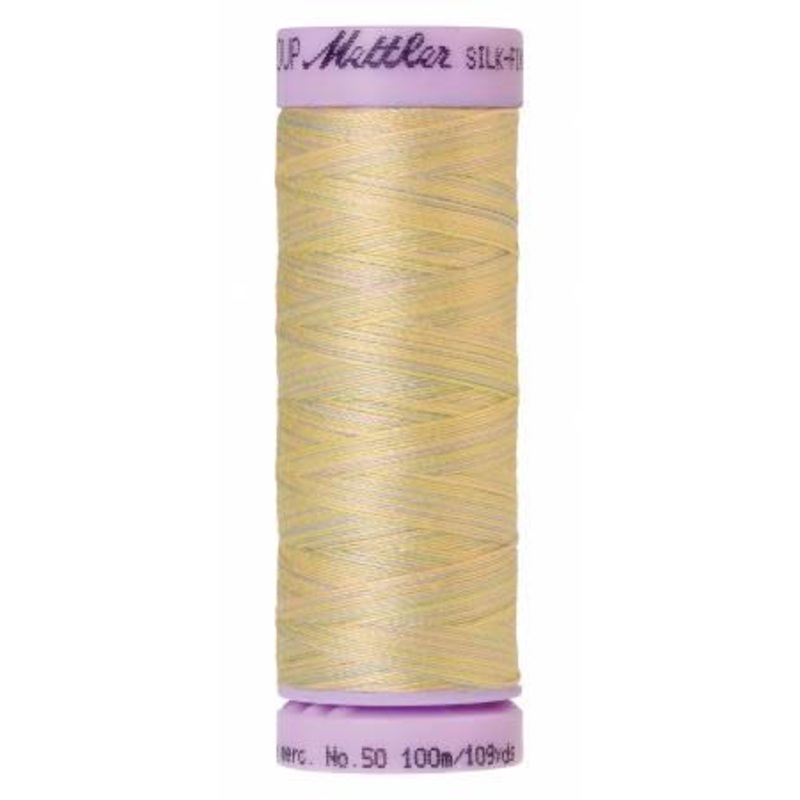 Silk-Finish Palest Pastels 50wt 100M Variegated Cotton Thread