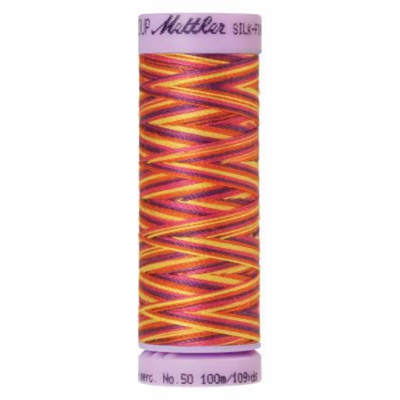 Silk-Finish Smiley Mix 50wt 100M Variegated Cotton Thread