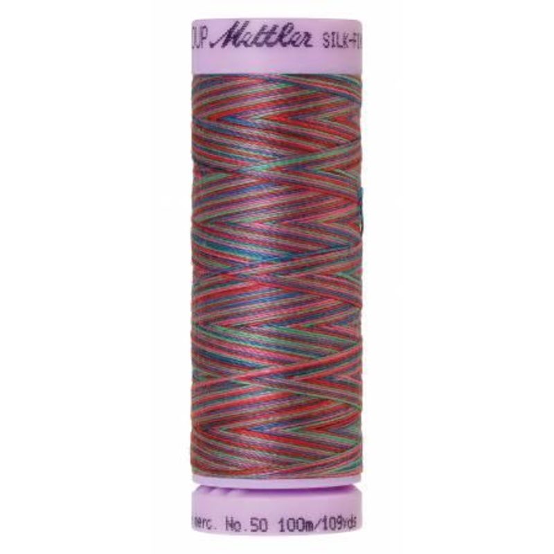 Silk-Finish Techno Bright 50wt 100M Variegated Cotton Thread