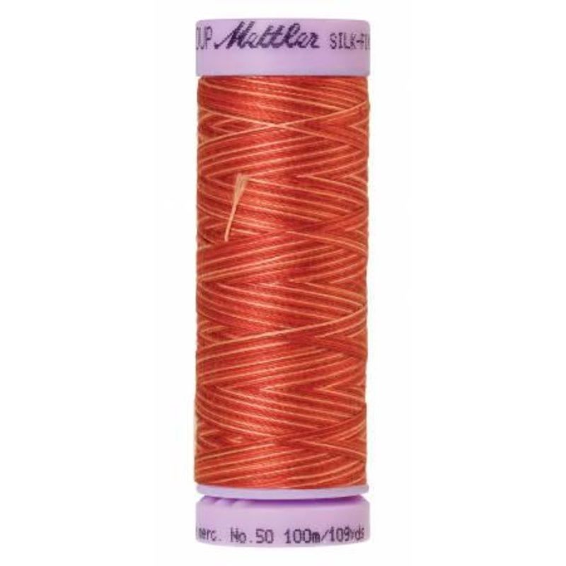Silk-Finish Terra Tones 50wt 100M Variegated Cotton Thread