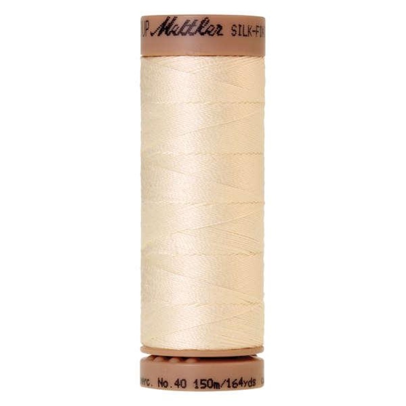 Silk-Finish Muslin 40wt 150M Solid Cotton Thread