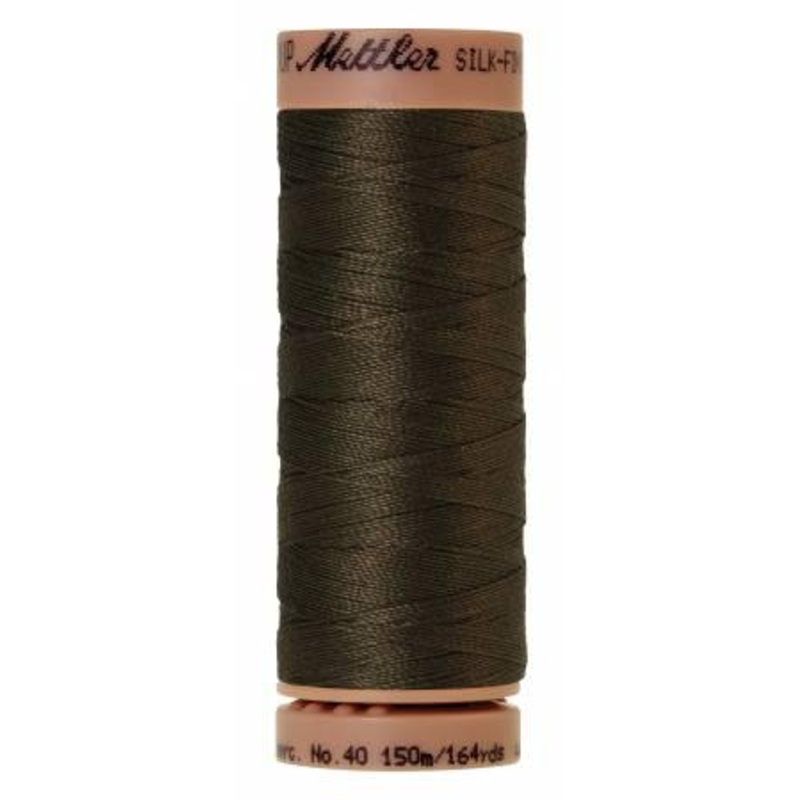 Silk-Finish Olive 40wt 150M Solid Cotton Thread