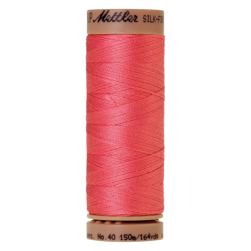 Silk-Finish Persimmon 40wt 150M Solid Cotton Thread