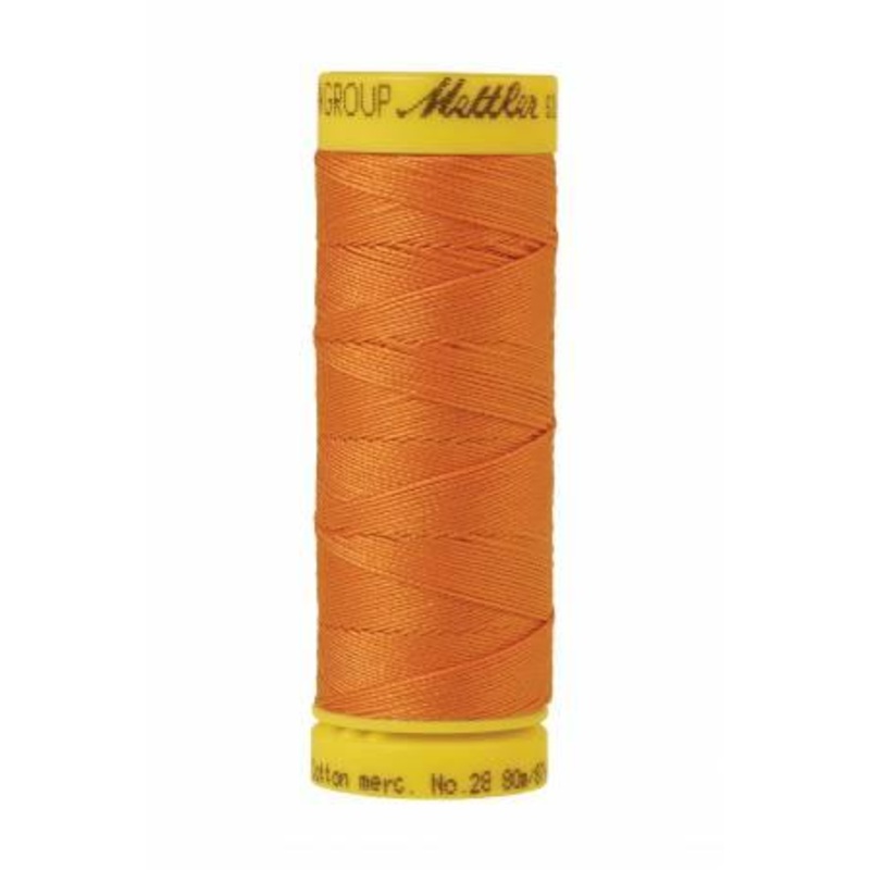 Silk-Finish Pumpkin 28wt 87YD Solid Cotton Thread