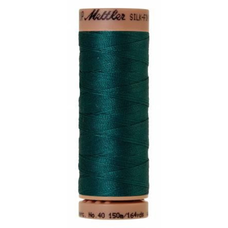 Silk-Finish Tidepool 40wt 150M Solid Cotton Thread