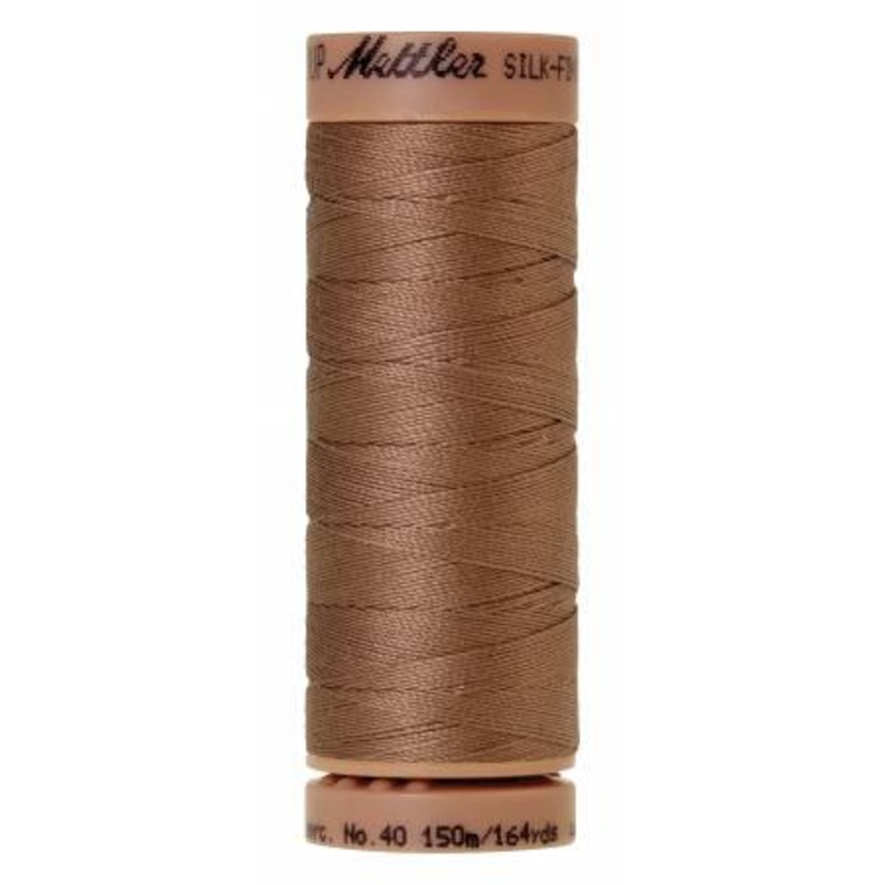Silk-Finish Walnut 40wt 150M Solid Cotton Thread