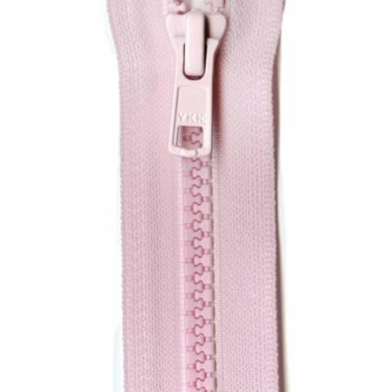 Vislon Closed Bottom Zipper 7in Baby Pink VCL07-512