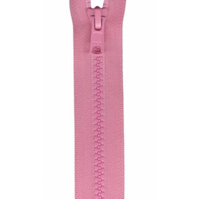 Vislon Closed Bottom Zipper 7in Holiday Pink VCL07-515