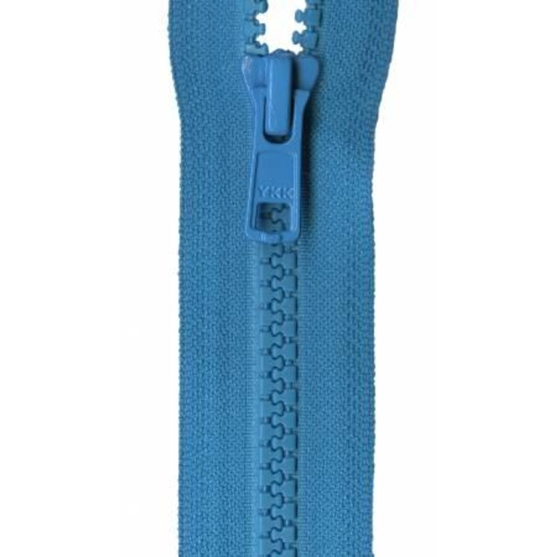 Vislon Closed Bottom Zipper 7in Pirate Blue VCL07-K046