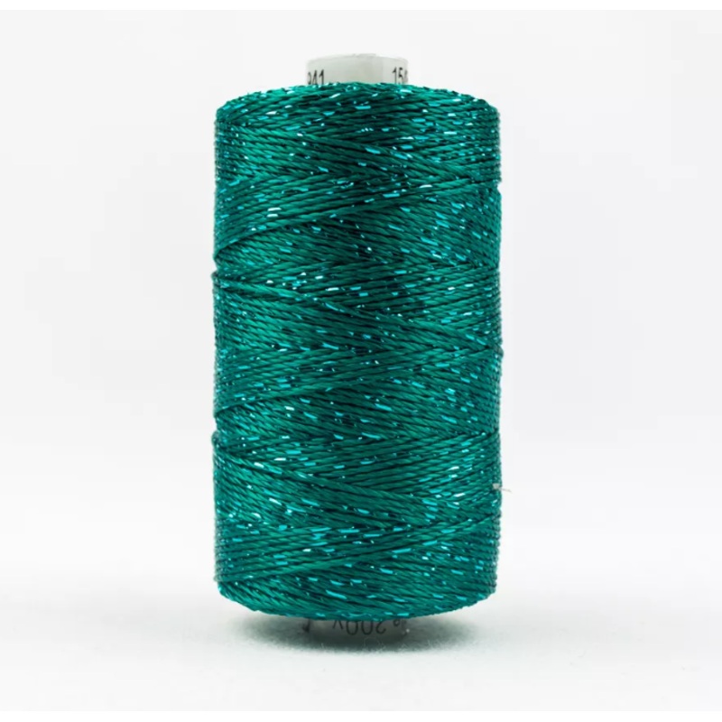 Dazzle 8wt Metallic Thread 183m-Bluegrass Green DZ-941