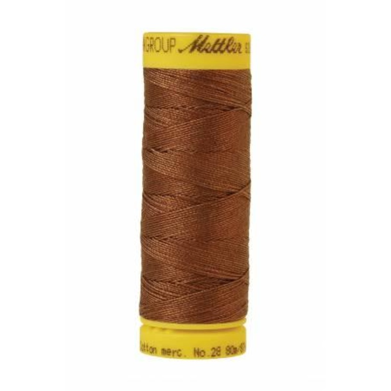 Silk-Finish Redwood 28wt 87YD Solid Cotton Thread