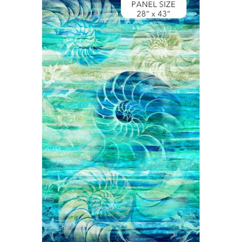 Vitamin Sea-30″ Panel Turquoise/Multi DP25416-66