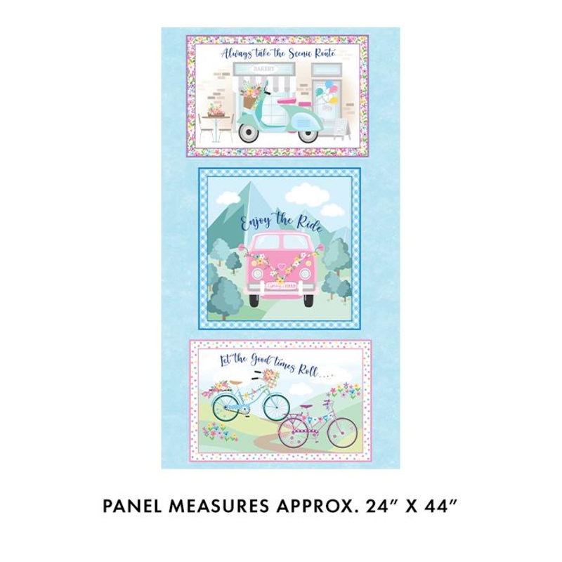 Enjoy The Ride-24″ Panel Blue 14267-55