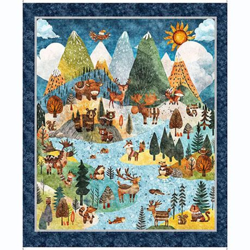 Bearsville-36″ Bearsville Scenic Panel Multi 2600-31257-X
