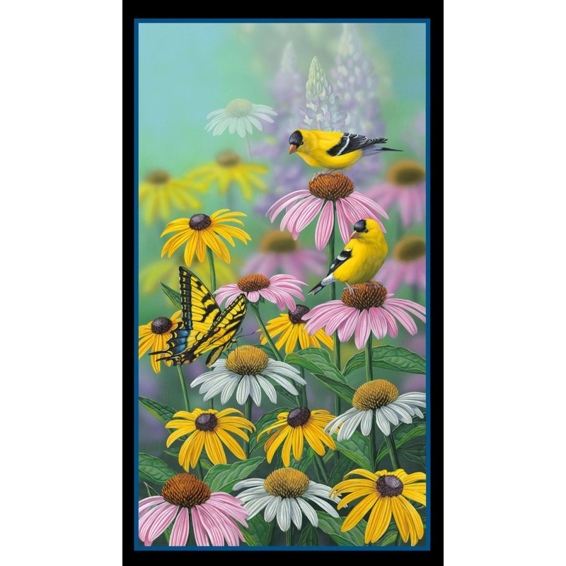 Curious Visitor- 24″ Panel Black 49000-BLACK