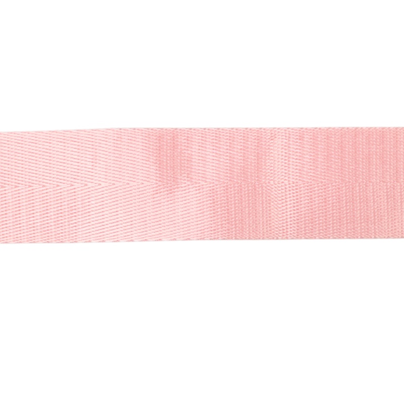 1 1/2in Poly/Nylon Herringbone Webbing Lt. Pink 38MM-35