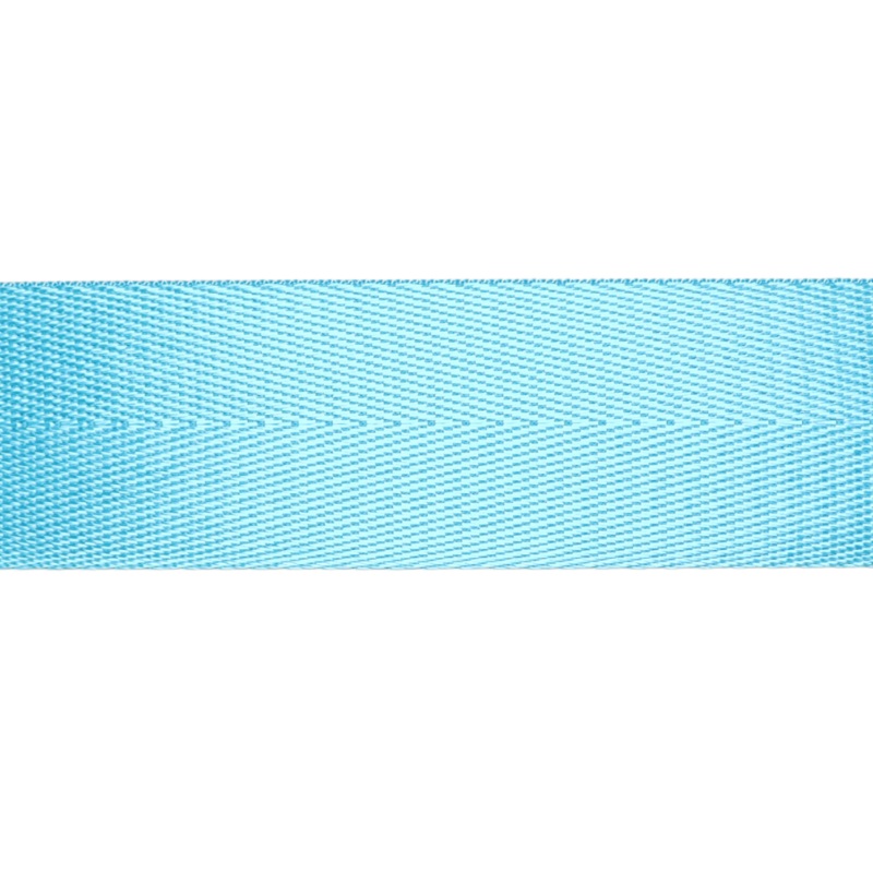 1 1/2in Poly/Nylon Herringbone Webbing Turquoise 38MM-15