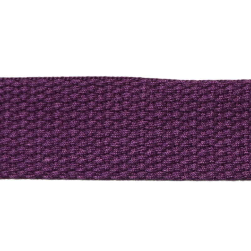 1in Cotton Webbing Aubergine 25MM-C-5