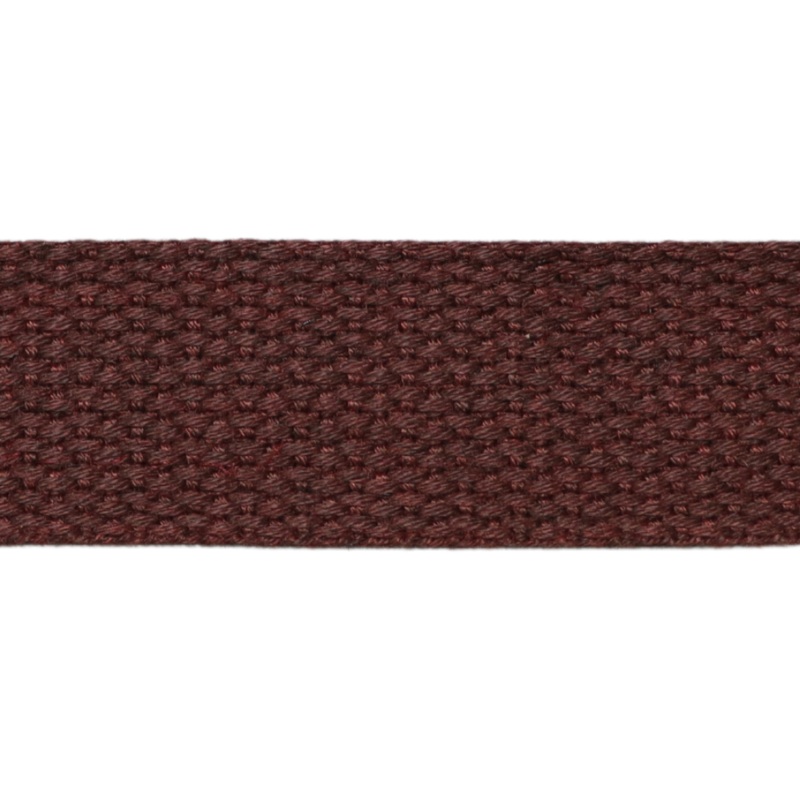 1in Cotton WebbingBrown 25MM-C-40