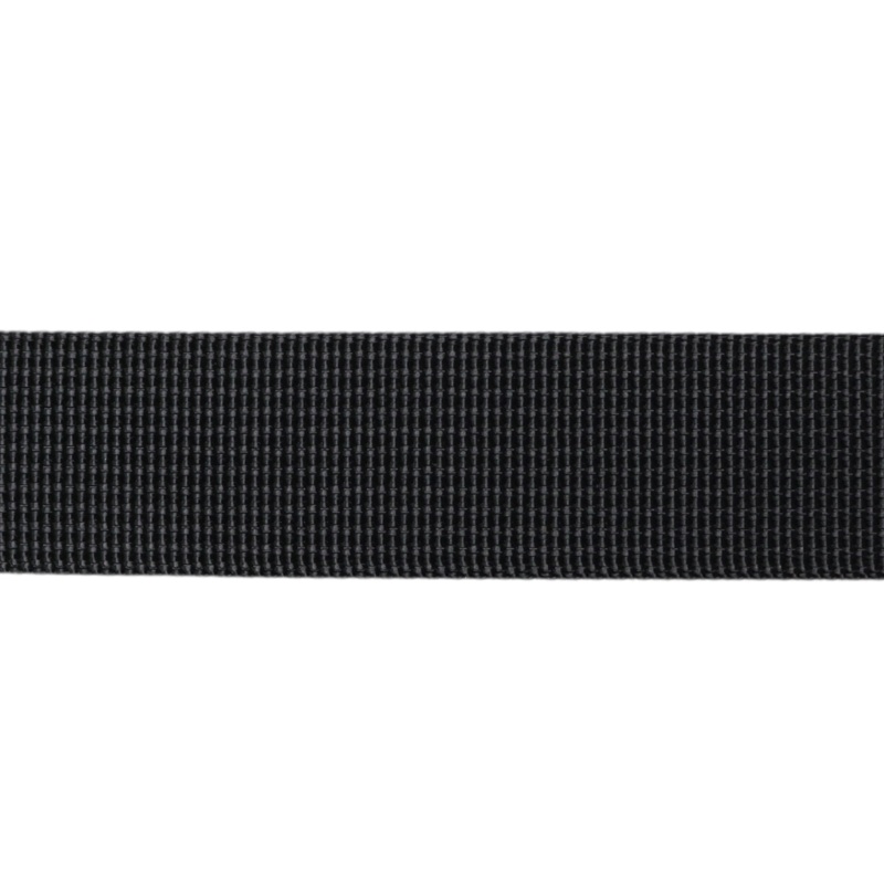 1in Poly/Nylon Webbing Black 25MM-P-1