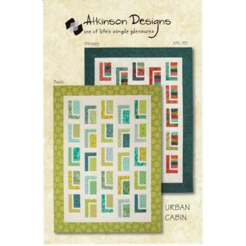 Urban Cabin Quilt Pattern ATK151