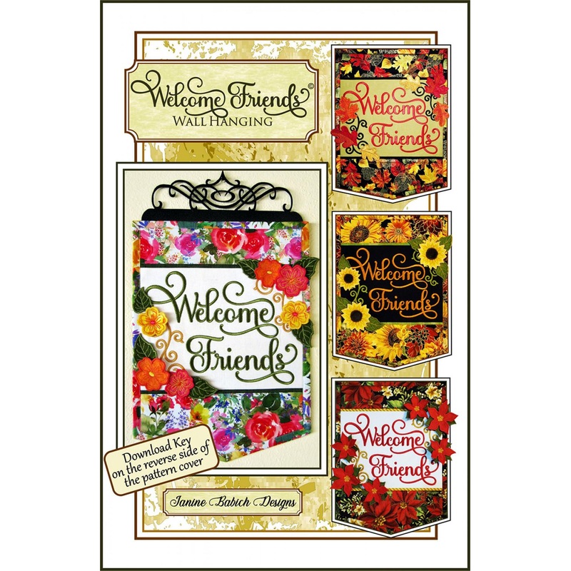 Welcome Friends Wall Hanging #JBDWF