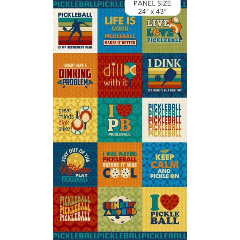 Pickleball-25″ Panel Navy/Multi 27530-48