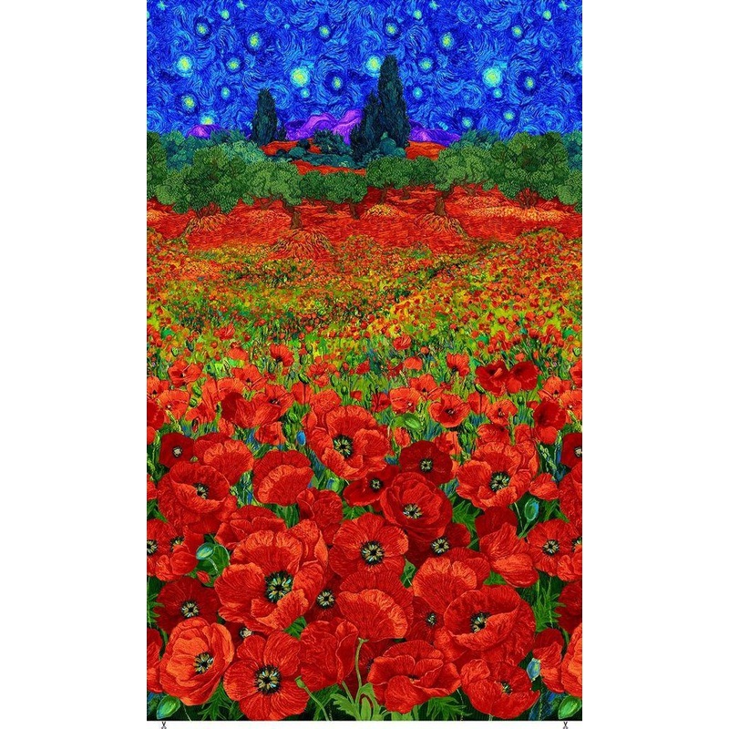 Poppy Dreams-24″ Panel Multi CD3220-MULTI