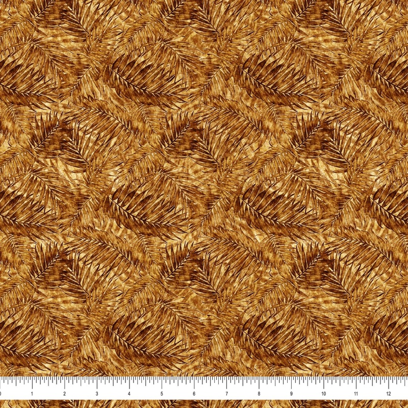 All Florida Shop Hop 2025-Foliage Texture Brown 2600-30883-A
