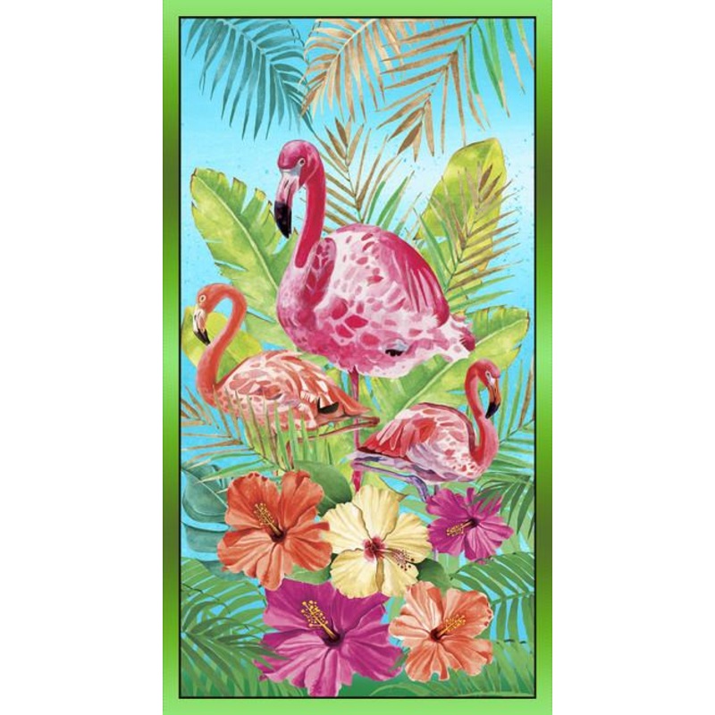 Flock Star-24″ Panel Aqua 3807P-72