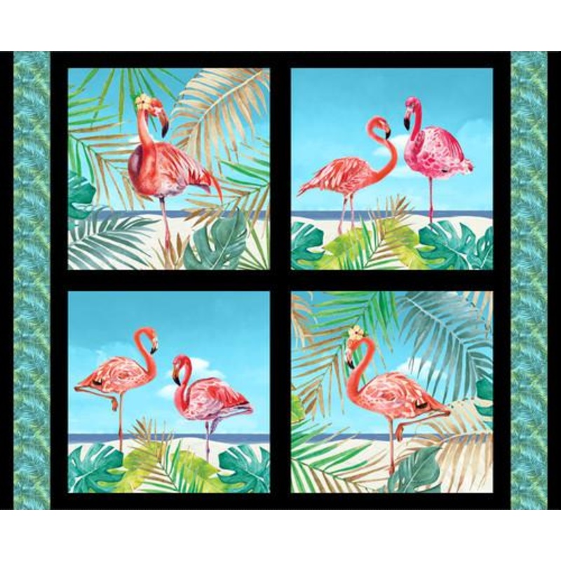 Flock Star-36″ Panel Aqua 3808P-72