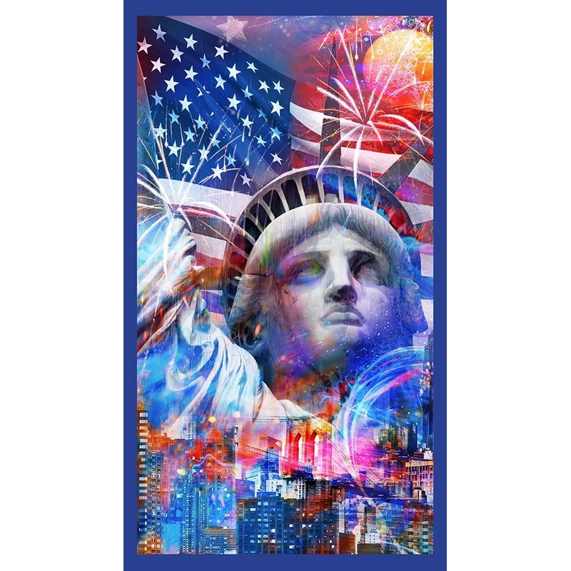 Land Of The Free-24″ Americana Panel APYD-22762-202