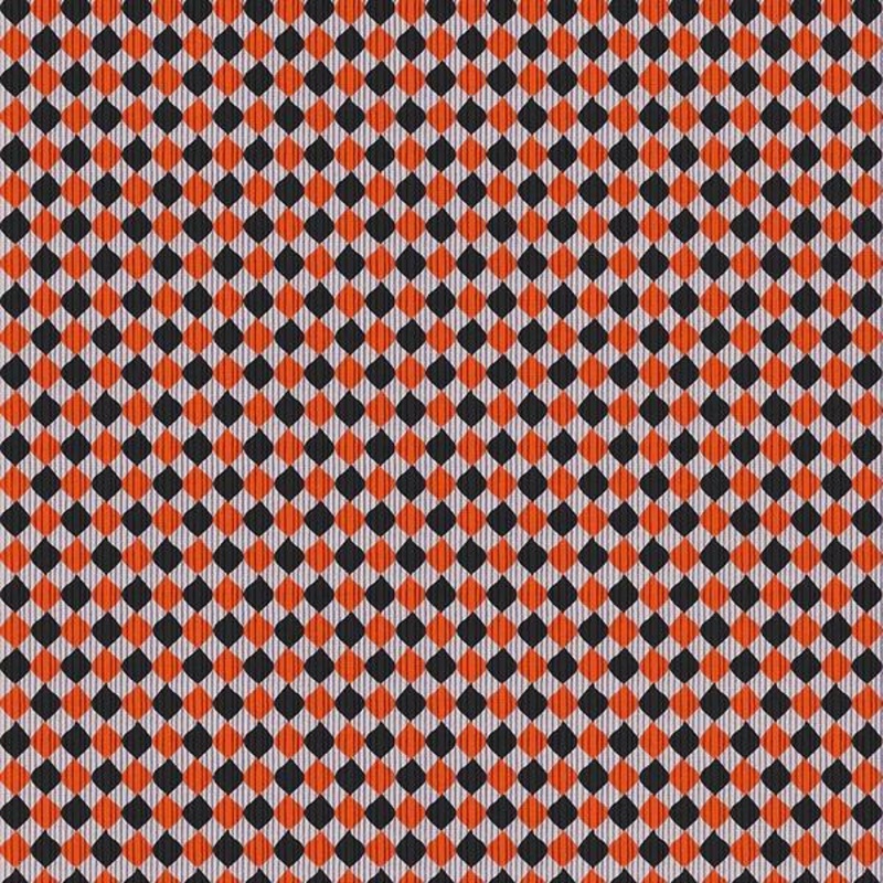 Apothecary-Diamond Stripe Orange/Black 12025173