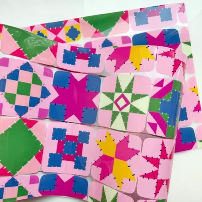 Clear Vinyl Qlt Blocks 12″x52″ SHH QULTBLKTPU