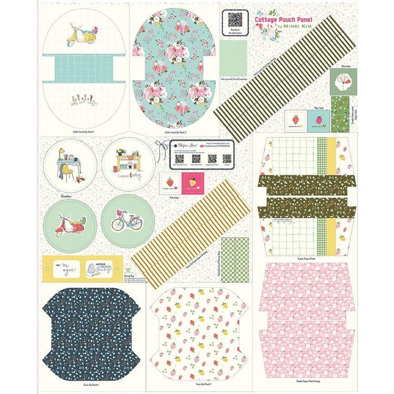 Pouch Panels-36″ Cottage Pouch Panel P17060-PANEL