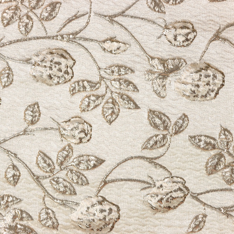 58″ Metallic Embossed Brocade BR-5202-LIL-GOLD