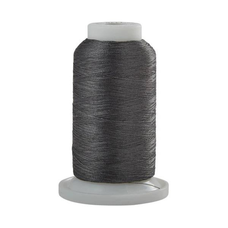 Fine Line Embroidery Thread 60wt 1500m-Charcoal T116
